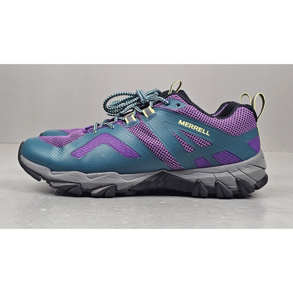 Merrell Trail Shoes Womens 9.5 Purple Royal Dragonfly Outdoors Hiking Sneakers